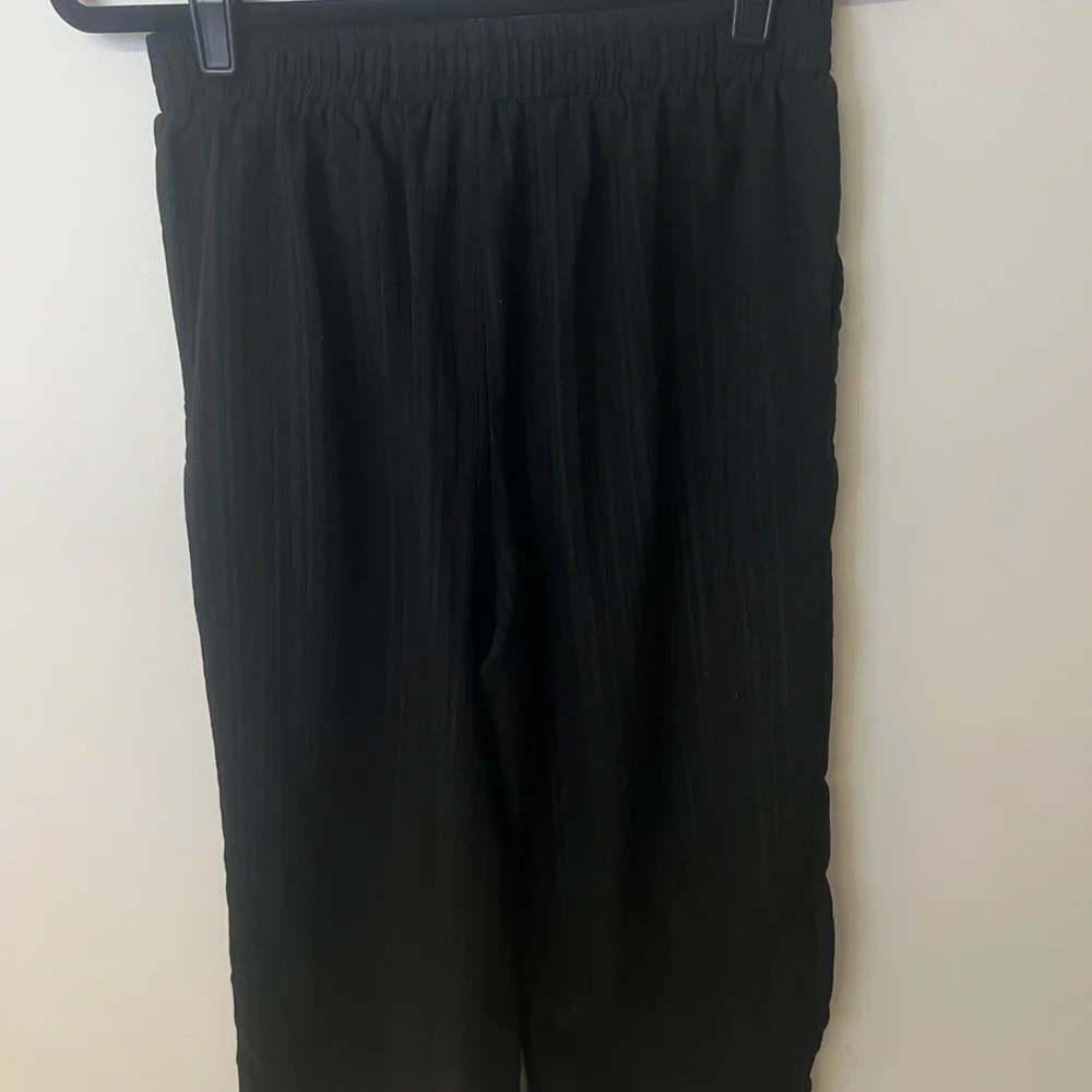 SHEIN Women's Wide Leg Pants Black Sz M - Picture 3 of 7
